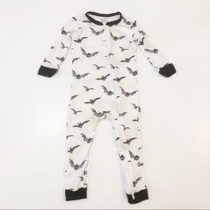 Toddler Size 2T Kyte Baby Printed Zippered Romper in Bat